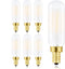 Frosted T6 Led Bulbs 4W E12 Light Bulbs 3000k Soft White Dimmable