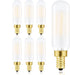 Frosted T6 Led Bulbs 4W E12 Light Bulbs 3000k Soft White Dimmable