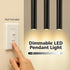 10W Dimmable Counter, 4000K, Pack 1 Modern LED Pendant Light, Ceiling Hanging Spotlight Fixture Black Minimalist