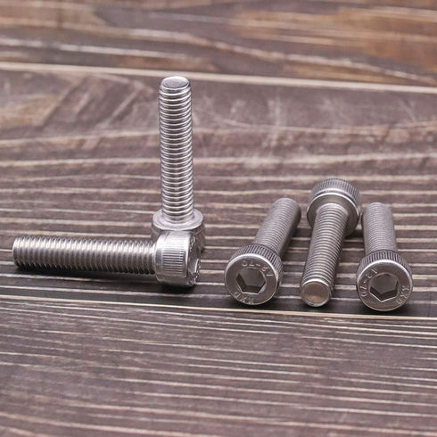 M5-0.8 x 16mm Socket Head Cap Screws Bolts, 304 Stainless Steel, 50 PCS, Allen Socket Hex Drive