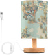 Yuiboo Huge Trees Bedside Lamp Bed Side Lamps with USB Charging Port for