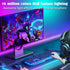 RZJSKJZM (27 inch) Monitor LED Backlights, LED Strip Light Sync with Screen Color/Music, Computer Light Bar Behind