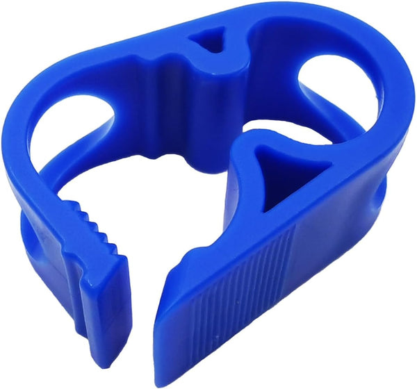 Blue Plastic Tubing Clamps, 0.236-0.472 Inches, Laboratory Tube Pinch Clamps, 50pc Pack