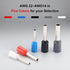 Baomain 450pcs Copper Crimp Connector Kit, Insulated Ferrules in 5 Sizes and 5 Colors, AWG 22-14