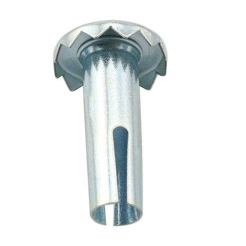 heyous 8PCS Metal Caster Sockets - 3/8" x 1-1/4" Furniture Insert Wheel Mounting Stem for Chair Legs