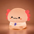 DEALFUN Axolotl Cute Cartoon Nursery Night Lights, Animal Design Safe Silicone Soft LED