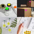 Royal Green Yellow Dot Stickers, 30mm, Great for Envelopes, Invitation Seals, Arts and Crafts, 750 Pack