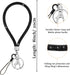 Keychain Wristlet Lanyard for Women, Bling Lanyard for Key Ring, Cute Car Keychain Holder