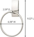 Command Command 5 lbs Hand Towel Holder Satin Nickel with Water Resistant Strips, Rust Resistant Bathroom Organizer