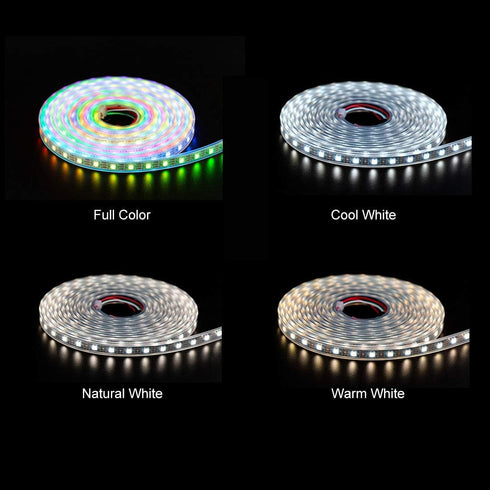 SK6812 WS2812B) 3.3ft 1m 144(2X72) 4 1 IP65 DC5V BTF-LIGHTING RGBW RGB+Warm White (Similar Individually Addressable