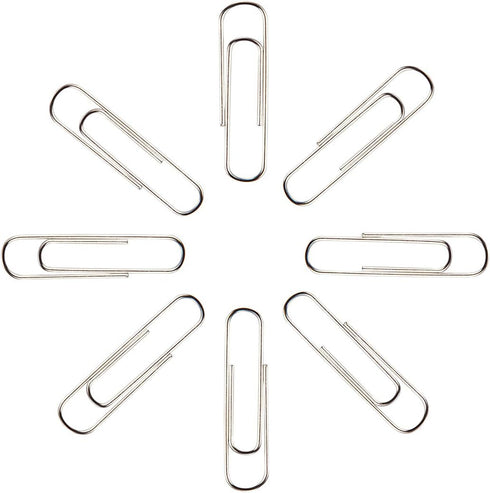 Small Paper Clips, 1.1 Inch, 300 pcs Silver Paperclips