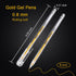 Dyvicl 6 Set Gold Gel Pens, 0.8 mm Fine Metallic Gold Pens for Black Paper Drawing, Sketching, Illustration, Journaling