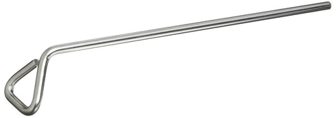 Heathrow Scientific HS86655 Stainless Steel Large Bacterial Cell Spreader, 33mm Bar Width, 8" Handle Length,