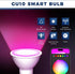 GU10 Bulb 50W 38Beam 5W 420LM, 86+CRI, 2.4GHz Smart Light Equivalent, Angle, Compatible with Alexa/Google