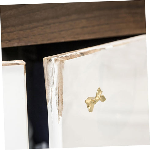 OUNONA Drawer Handles Decorative Gold Pulls for Cabinets Wardrobes Shoe Cabinets and Bedside Tables Stylish Butterfly