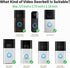 (35 135 COOLWUFAN Anti-Theft Doorbell Mount with Angle Adjustment to Degree), Video Doorbell Mount for Apartment