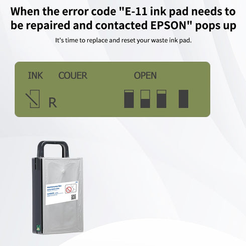 MS.R SJMB6000/6500 Maintenance Box Waste Ink Collector for Colorworks CW-C6000 Series Inkjet Label Printer (1 Pack)