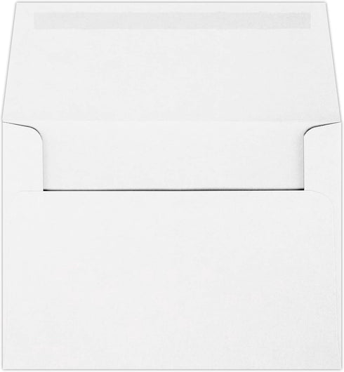 LUXPaper A4 Invitation Envelopes, 4 1/4" x 6 1/4", Bright White, 70lb Text, 250 Qty