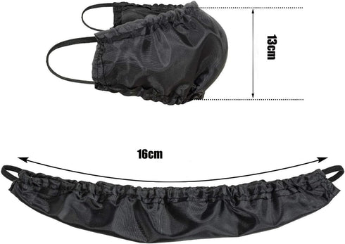 Generic 3 Pack Men Beard Bib, Black Beard Covers, Man Bedtime Bib Beard Cap, Beard Bandana Covers, beard mask