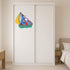 Azeeda (DW00162638) 'Toy Sailing Boat' White Premium Vinyl Decal Sticker Waterproof, Durable & Easy to Apply - Ideal