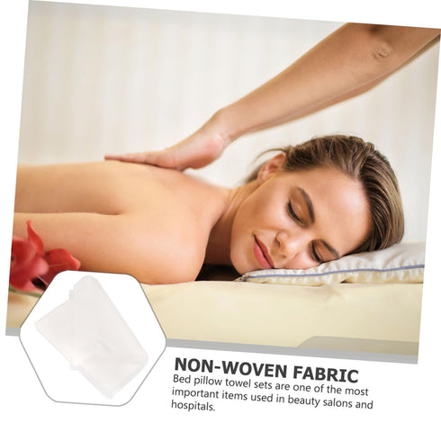 500Sheets FOMIYES Disposable Cradle Covers Breathable Non Stick Face Rest Covers for Massage Tables for Salons and Spas