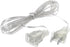 Calsgkspray White String Extension Lights Transparent Cable Extension Cord Plug Lamp Extension Cord