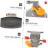 POPETPOP Professional Rotating Clamp Table Vise Durable Vise for Woodworking Metalworking and Repair Compact