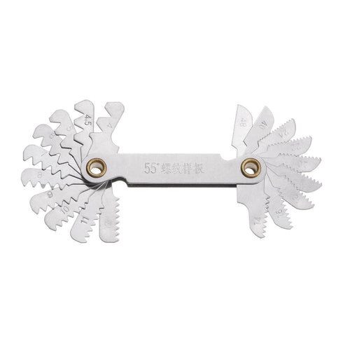 HARFINGTON British Whitworth Screw Thread Pitch Gauge Tool, Caliper for Industrial Measurement