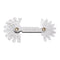 HARFINGTON British Whitworth Screw Thread Pitch Gauge Tool, Caliper for Industrial Measurement
