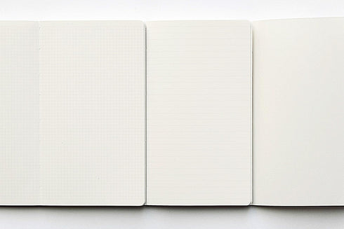 KOBEHA Graphilo Style Notebook for Fountain Pen - 8.27 x 4.72, 94 Sheets (188 Pages), 7mm Ruled 29-Line, Light-Cream