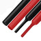 XHF Black&Red 1 Inch 8Ft 3:1 Waterproof Heat Shrink Tubing Roll Marine Grade Adhesive Lined Tube