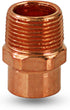 DDNA0200 Male Adapter Fitting with C X M Connections, 2, Copper