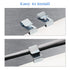 Sliverdew 25 22.5 mm/ 0.89 Inch Pcs Trailer Wire Clips, Metal Cable Clips Stainless Steel Clips Solar Panel Wire Clip