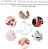 2pairs Hemobllo Shoe Stacker Shoe Rack for Dorm Wall-mounted Storage Rack Display Stand