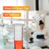 1000 PCS 0.5ml Microcentrifuge Tubes with Attached Lid, Clear Graduation Plastic Lab Snap Tubes (Bag Pack)