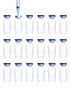 otwooi 3ml Sealed Empty Vials for Injection - Transparent Glass Vials with Self-Healing Injection Port, 50pcs
