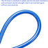 Pneumatic Tubing 5mm ID x 8mm OD, 4 Ft Length, Blue for Air Compressor Water Fluid Transfer