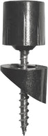 Nuvo Iron SMSRA Surface Mount Stair Connector for 3/4" Pack (10 Pack of Round Balusters Railing Adapter, Black)