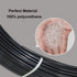 50 FT Pneumatic Air Line, 1/4 OD Nylon Tubing, 1/4 Inch Air Brake Tubing for Fluid Transfer