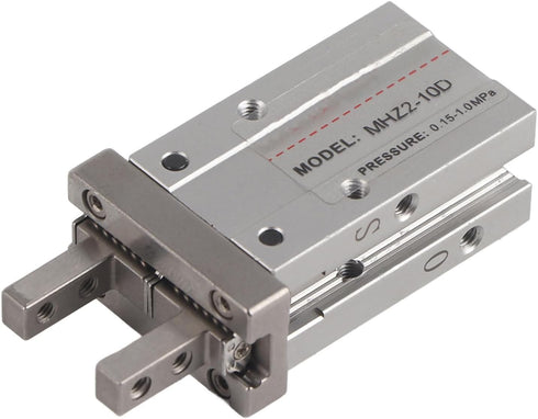 Air Cylinder, MHZ2-10D Parallel Pneumatic Finger Cylinder, 10mm Bore, Double/Single Acting