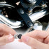 KiWAV Motorcycle Round Bolt Cap Screw Cover Plug, Black for 6mm Thread Allen Head Bolts