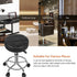 KKTONER Round Rolling Stool Chair PU Leather Height Adjustable Swivel Drafting Work SPA Shop Medical Salon Stools