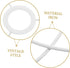 LIFKOME 1Pair DIY Vintage Lamp Shade Frame Socket Adapter Ring Construction Suitable for Table Floor Lamps Easy