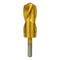 Tools 1-1/2 Inch Reduced Shank Drill Bit, 1/2" 3-Flat Shank, High Speed Steel with Titanium Coating