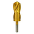 Tools 1-1/2 Inch Reduced Shank Drill Bit, 1/2" 3-Flat Shank, High Speed Steel with Titanium Coating
