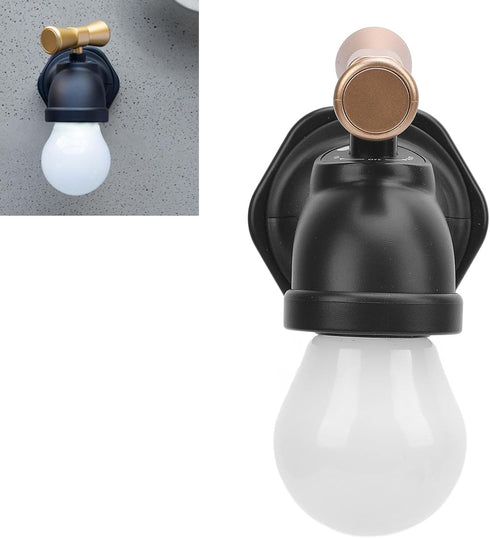 Decumeby Faucet Night Light Stylish USB Rechargeable Sensor Lamp for Cabinet Bedside, Warm Yellow LED Light for Home