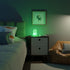13272 Globe Electric Terry Triceratops Multicolor Changing Integrated LED Rechargeable Silicone Night Light Lamp, White