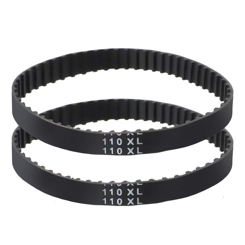 110Xl Series 025 55 Teeth Pitch 5.08mm Width 7mm Industrial Timing Belt, Pack of 2