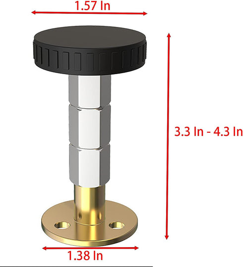 4 (4) Bedside Holder, Pcs Length Adjustable Self-Adhesive Absorb Shock and Prevent Shaking Fixator for Bed, Table
