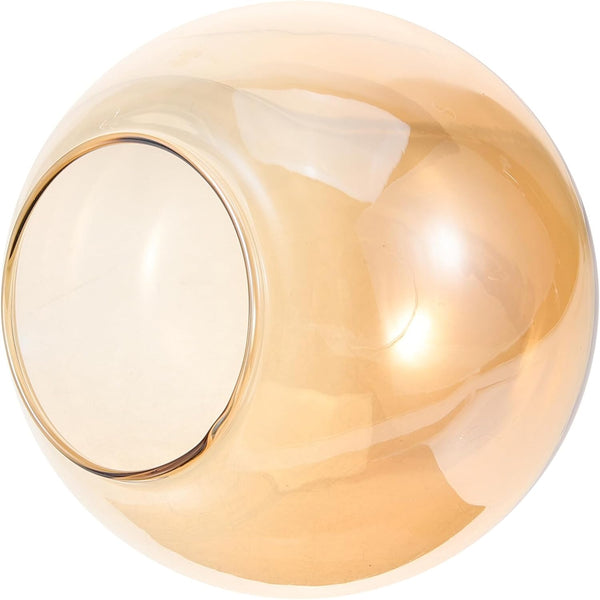 Luxshiny Globe Glass Lamp Shade 5.11 Inch Clear Replacement for Pendant Light